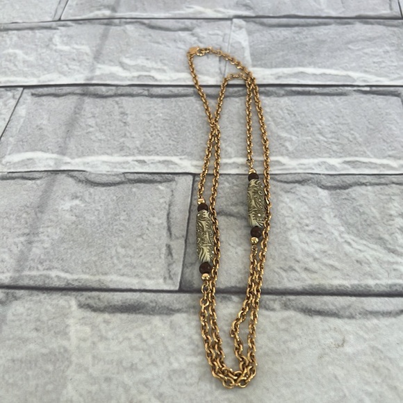 Sarah Coventry bundle of 2 gold tone beaded necklaces - Picture 9 of 9